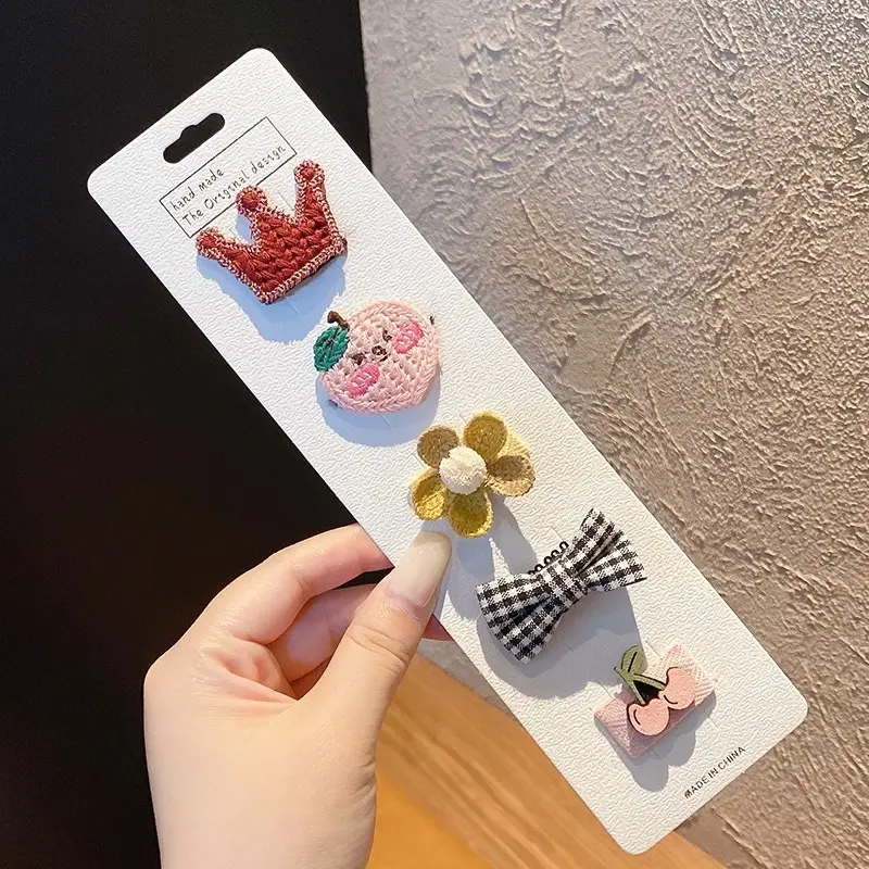 Cute Faux Fur Hair Clips for Girls Baby Bangs Clip - Image 18