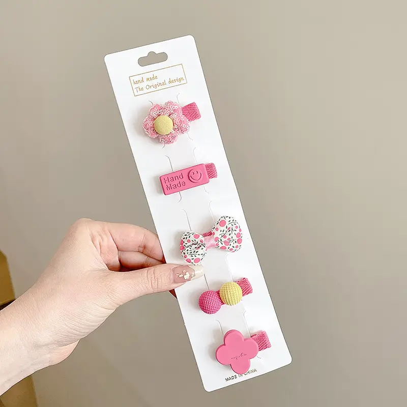 Cute Faux Fur Hair Clips for Girls Baby Bangs Clip - Image 24