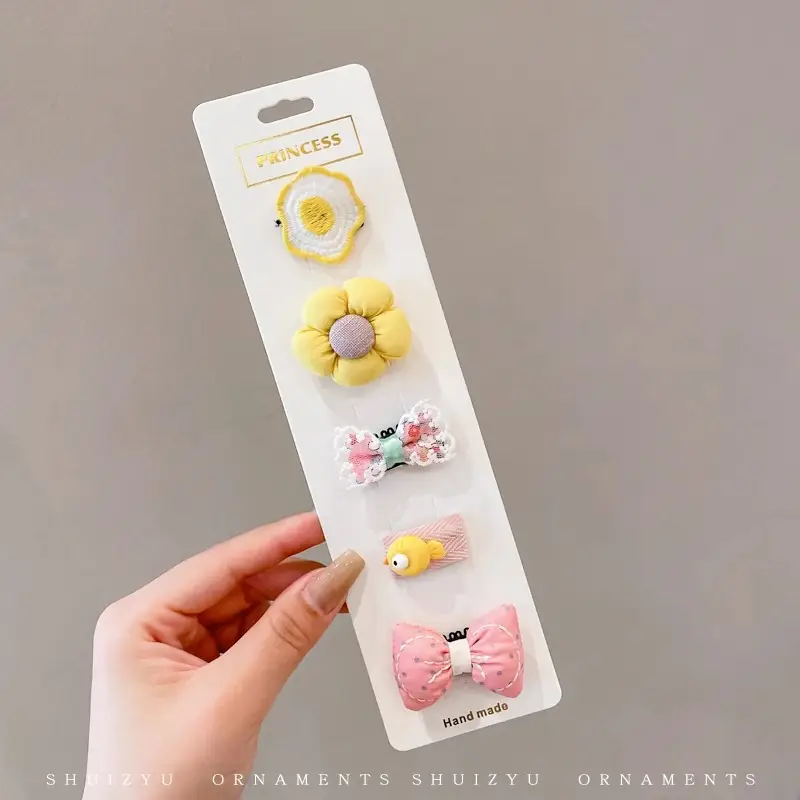 Cute Faux Fur Hair Clips for Girls Baby Bangs Clip - Image 32