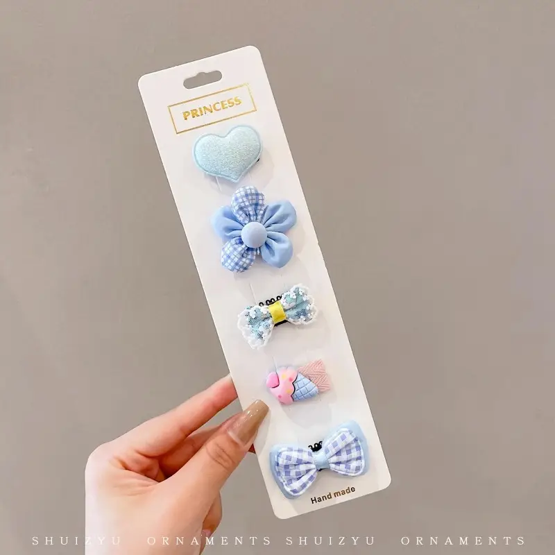 Cute Faux Fur Hair Clips for Girls Baby Bangs Clip - Image 33