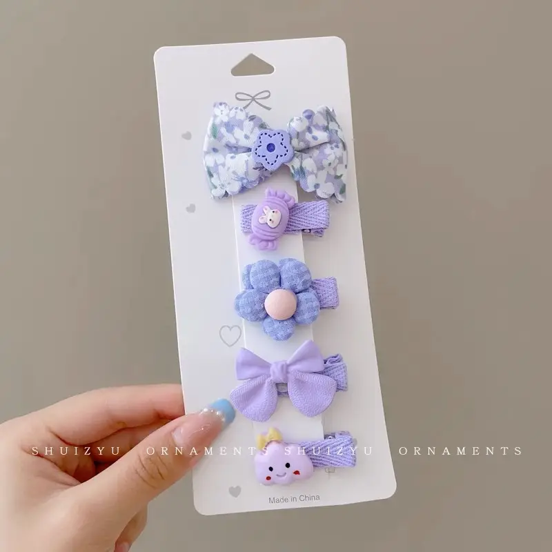 Cute Faux Fur Hair Clips for Girls Baby Bangs Clip - Image 42