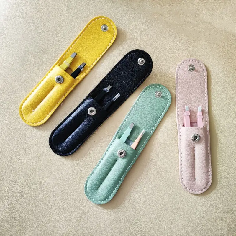 Stainless Steel Eyebrow Clip Tool Set Yellow — feature 5
