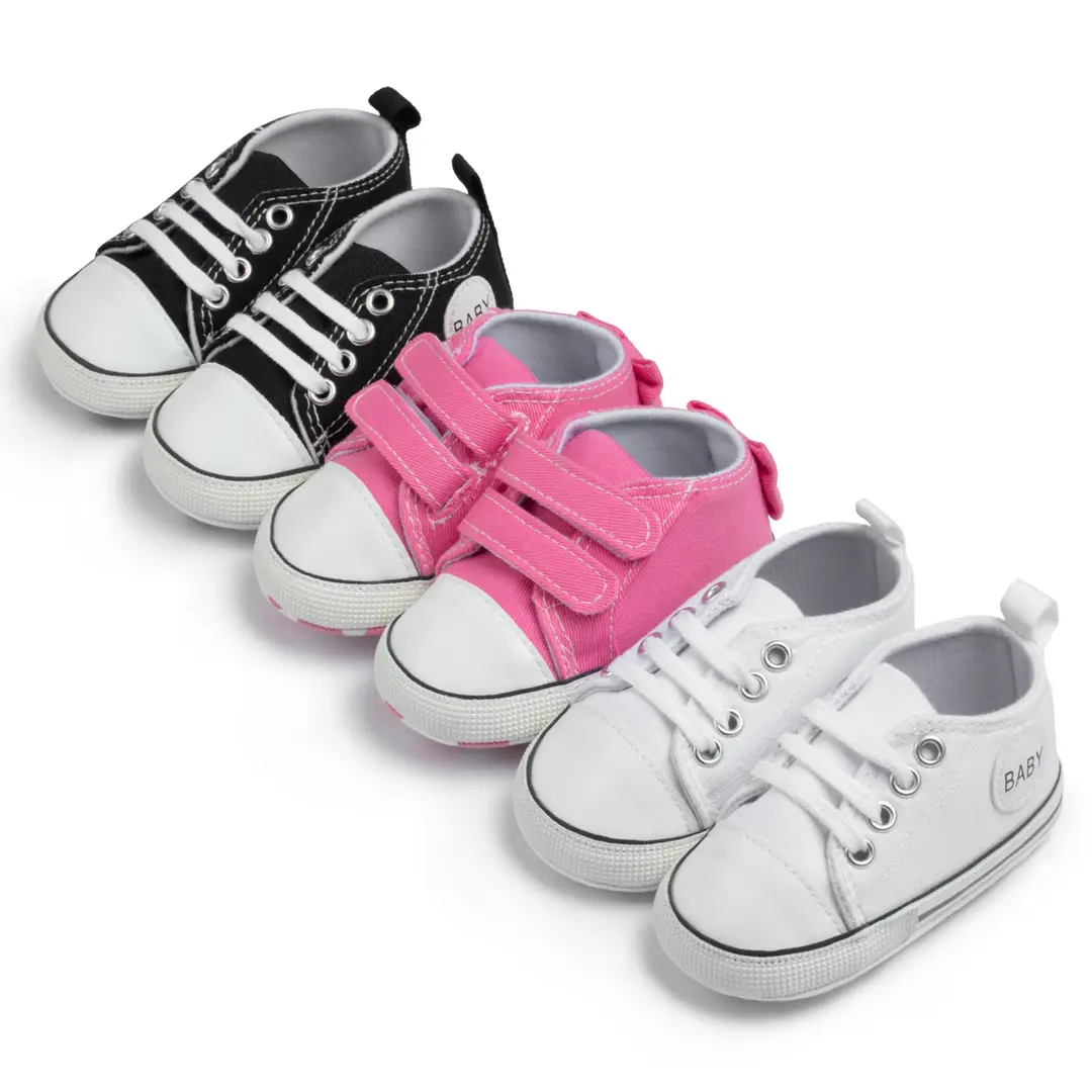 Spring and autumn baby canvas shoes side baby shoes casual non-slip soft bottom toddler shoes baby shoes - Image 6