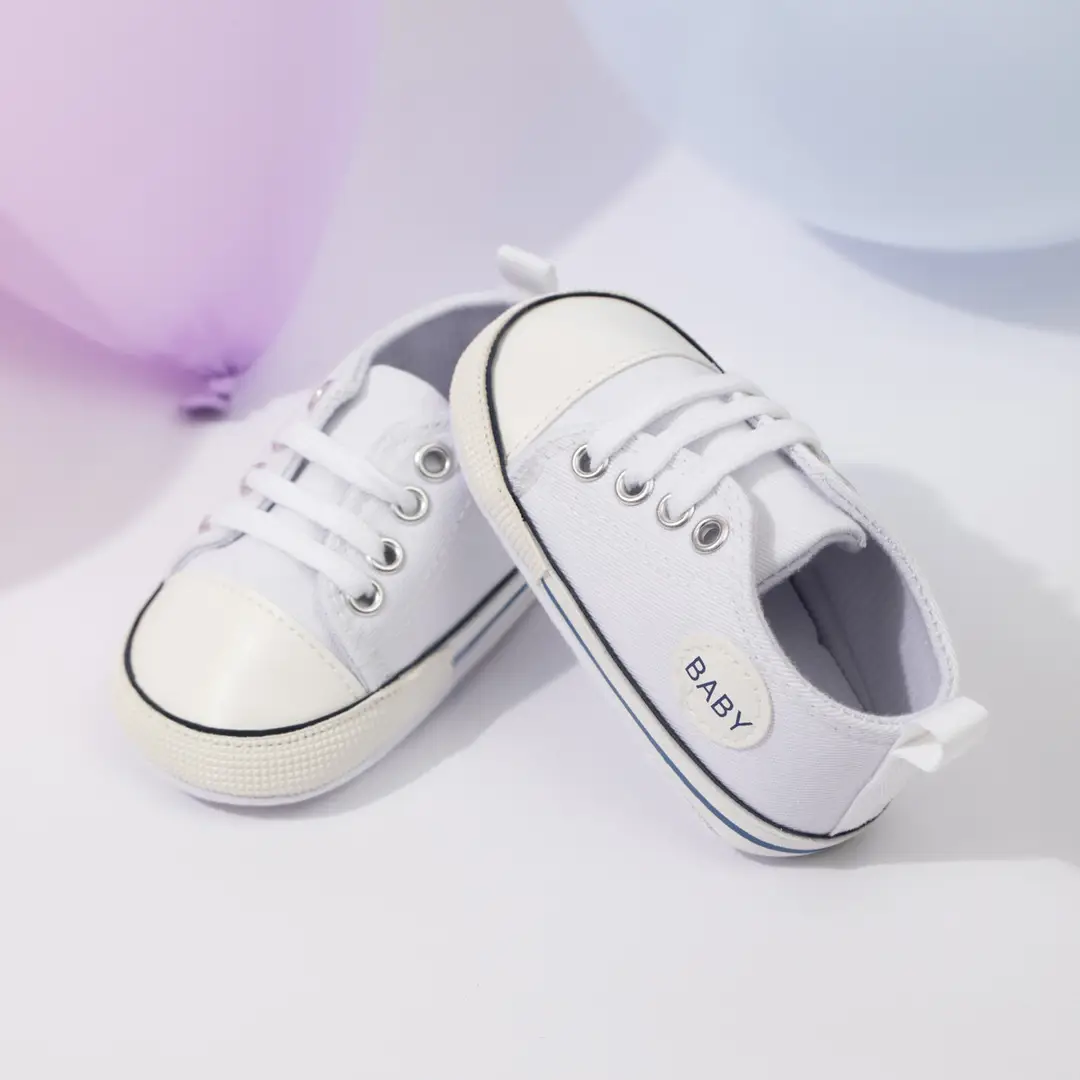 Spring and autumn baby canvas shoes side baby shoes casual non-slip soft bottom toddler shoes baby shoes — feature 13