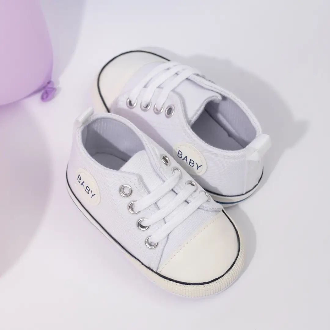 Spring and autumn baby canvas shoes side baby shoes casual non-slip soft bottom toddler shoes baby shoes — feature 14
