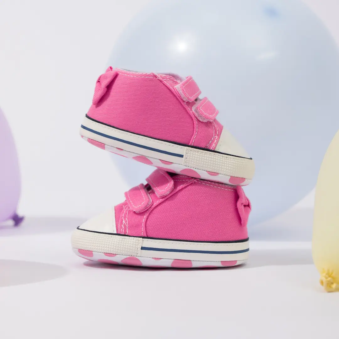 Spring and autumn baby canvas shoes side baby shoes casual non-slip soft bottom toddler shoes baby shoes — feature 19