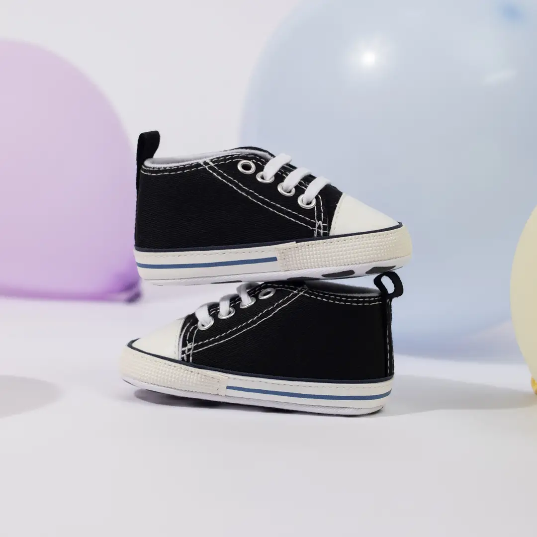 Spring and autumn baby canvas shoes side baby shoes casual non-slip soft bottom toddler shoes baby shoes — feature 7