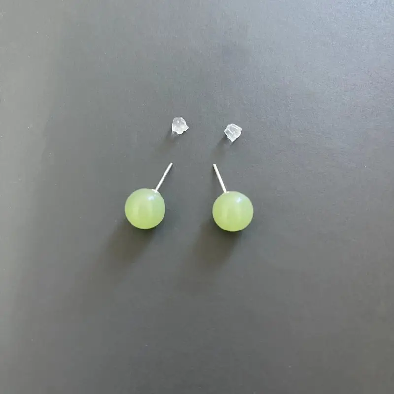 S925 Sterling Silver Natural Agate Earrings for Women - Image 7