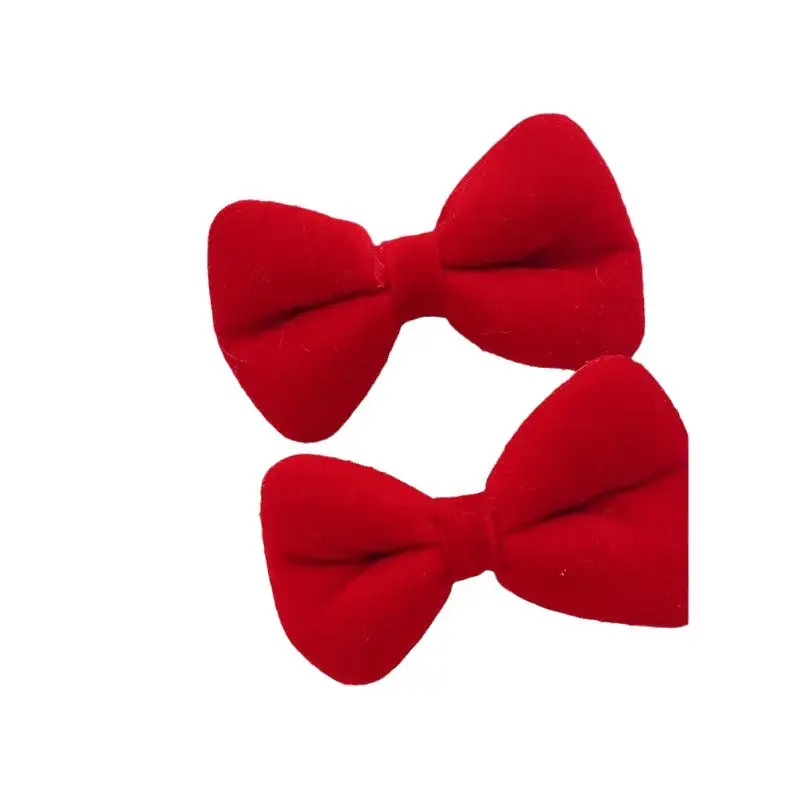 2023 New Bow Hairpins Red Duckbill Korean Style - Image 7