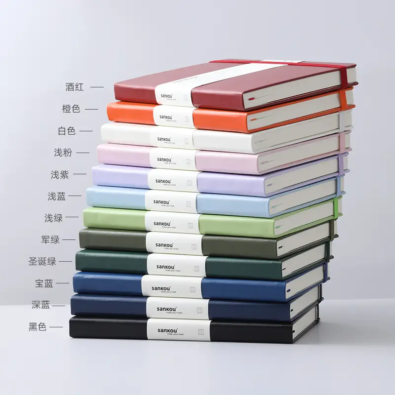 Blue A5 Notebook with Hard Strap & Enterprise Print - Image 39