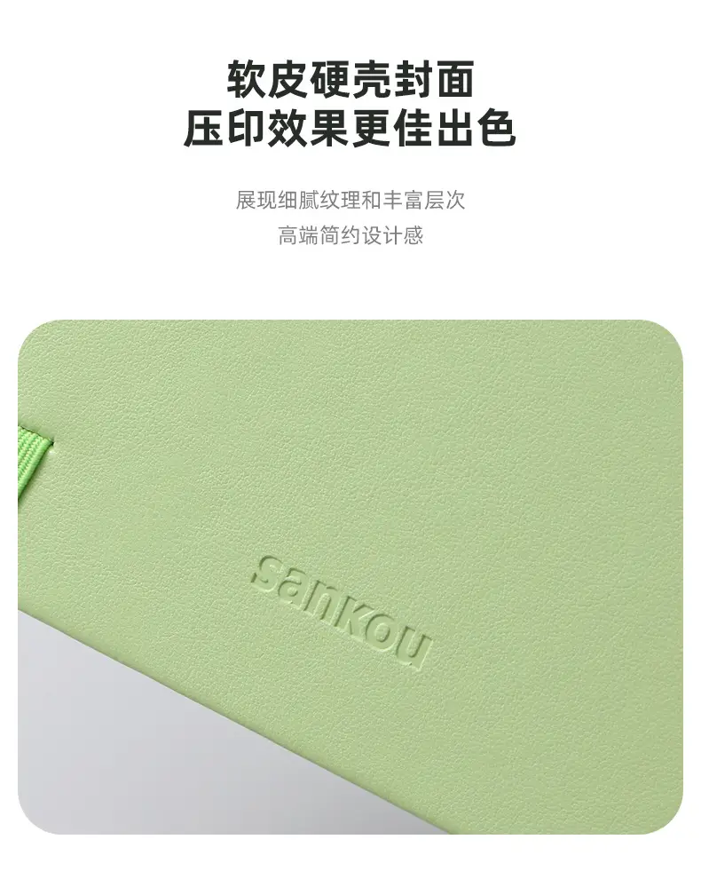 Blue A5 Notebook with Hard Strap & Enterprise Print — feature 12
