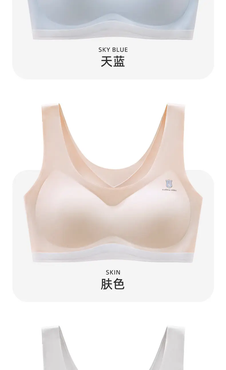 Girls' underwear sports shockproof girl bra early Senior high school development period 10 a 14 year old small vest young students — feature 16