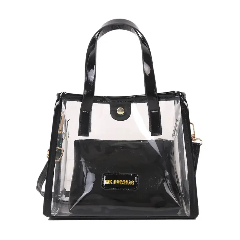 Transparent Jelly Shoulder Bag Pink 2023 - Image 9