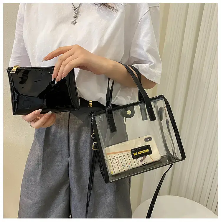Transparent Jelly Shoulder Bag Pink 2023 — feature 11