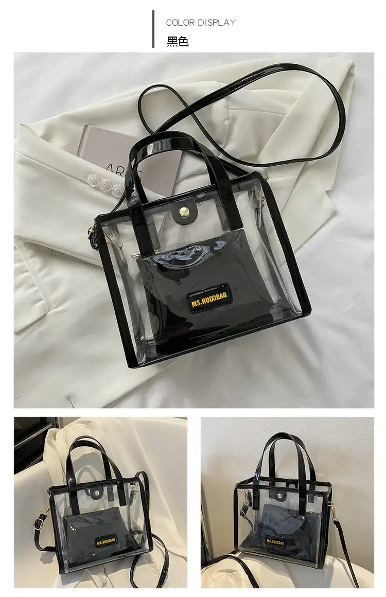 Transparent Jelly Shoulder Bag Pink 2023 — feature 24