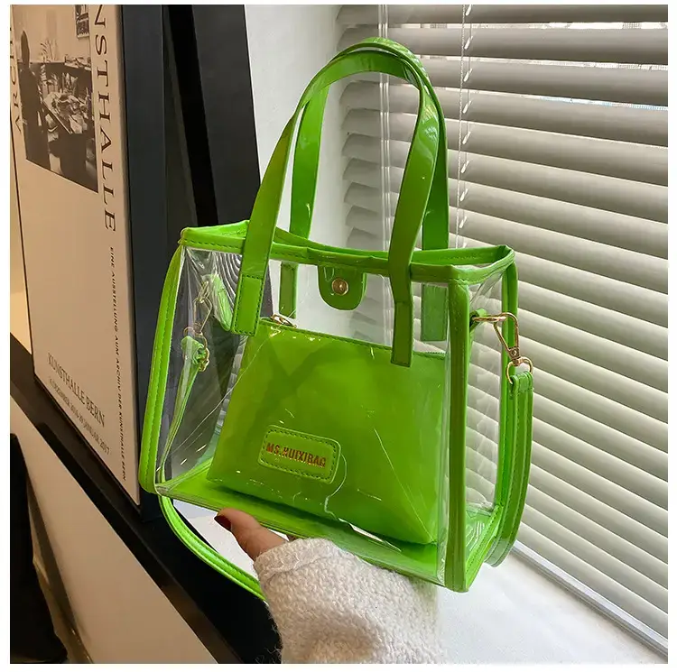Transparent Jelly Shoulder Bag Pink 2023 — feature 33