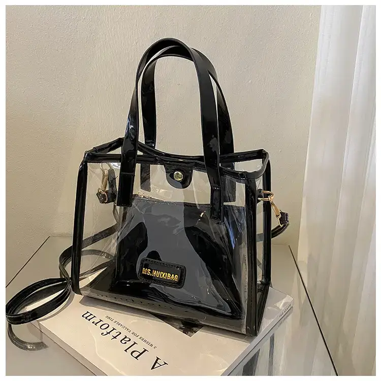 Transparent Jelly Shoulder Bag Pink 2023 — feature 35