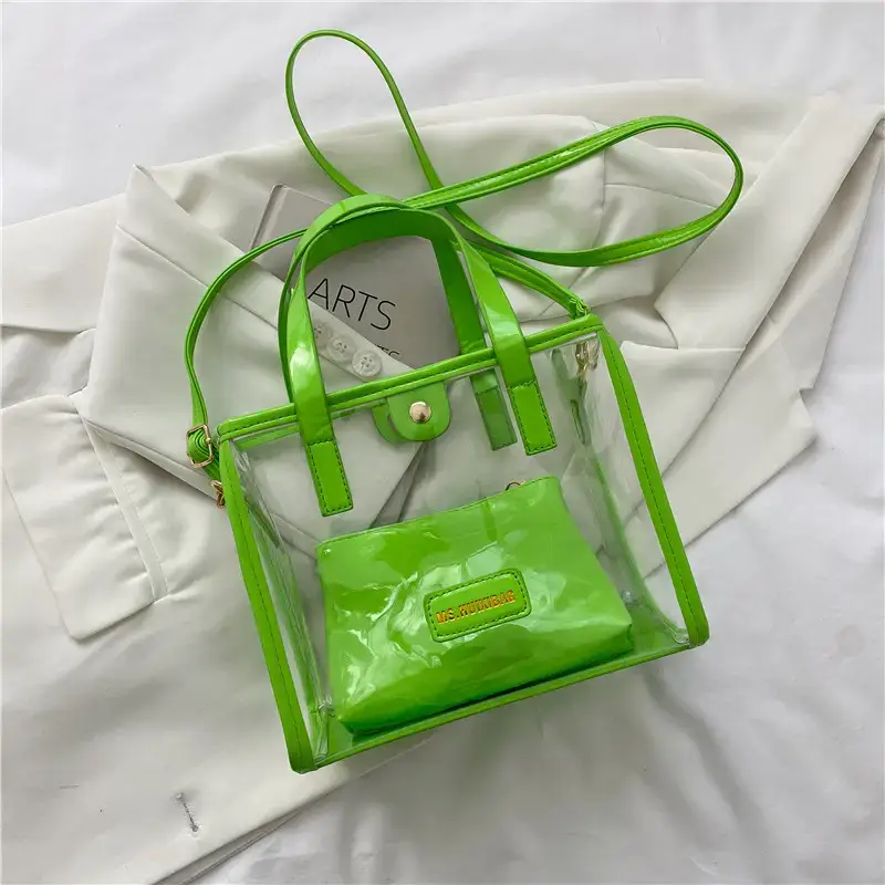 Transparent Jelly Shoulder Bag Pink 2023 - Image 3