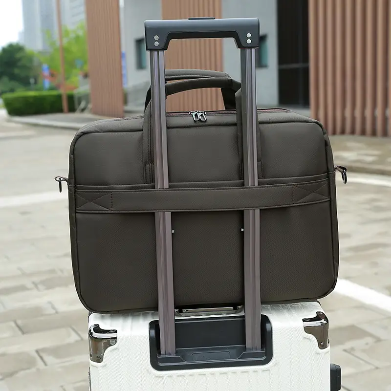 Black Factory Wholesale Business Laptop Bag Shoulder Commuter - Image 6