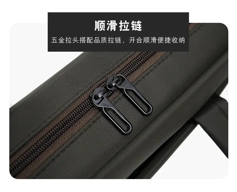 Black Factory Wholesale Business Laptop Bag Shoulder Commuter — feature 16