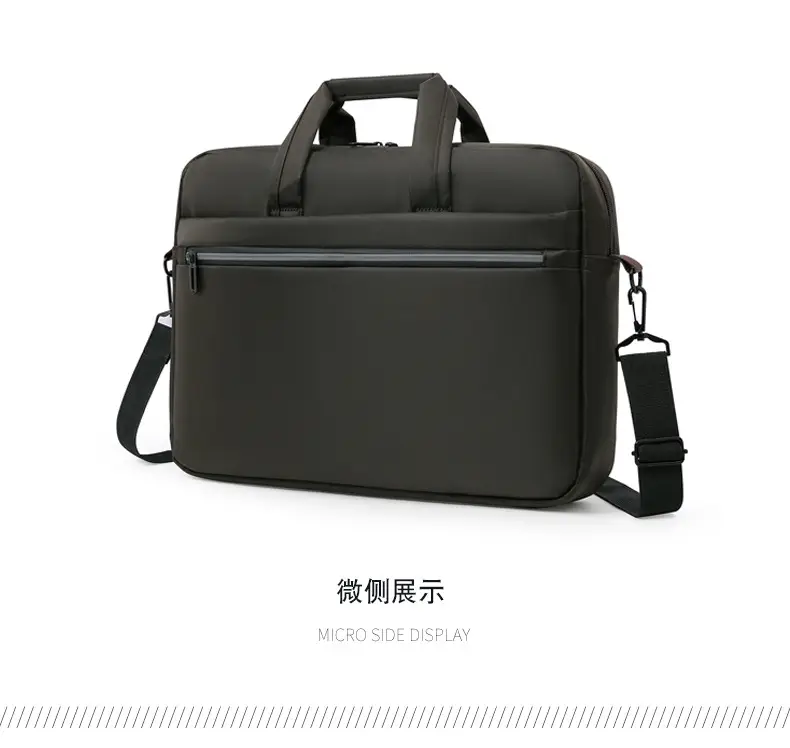 Black Factory Wholesale Business Laptop Bag Shoulder Commuter — feature 19