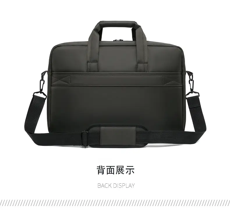 Black Factory Wholesale Business Laptop Bag Shoulder Commuter — feature 20