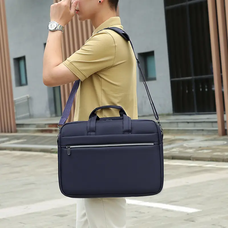 Black Factory Wholesale Business Laptop Bag Shoulder Commuter - Image 3