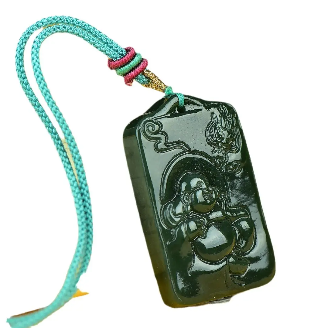 Hetian Jade Buddha Pendant with Buddhist Design - Image 6
