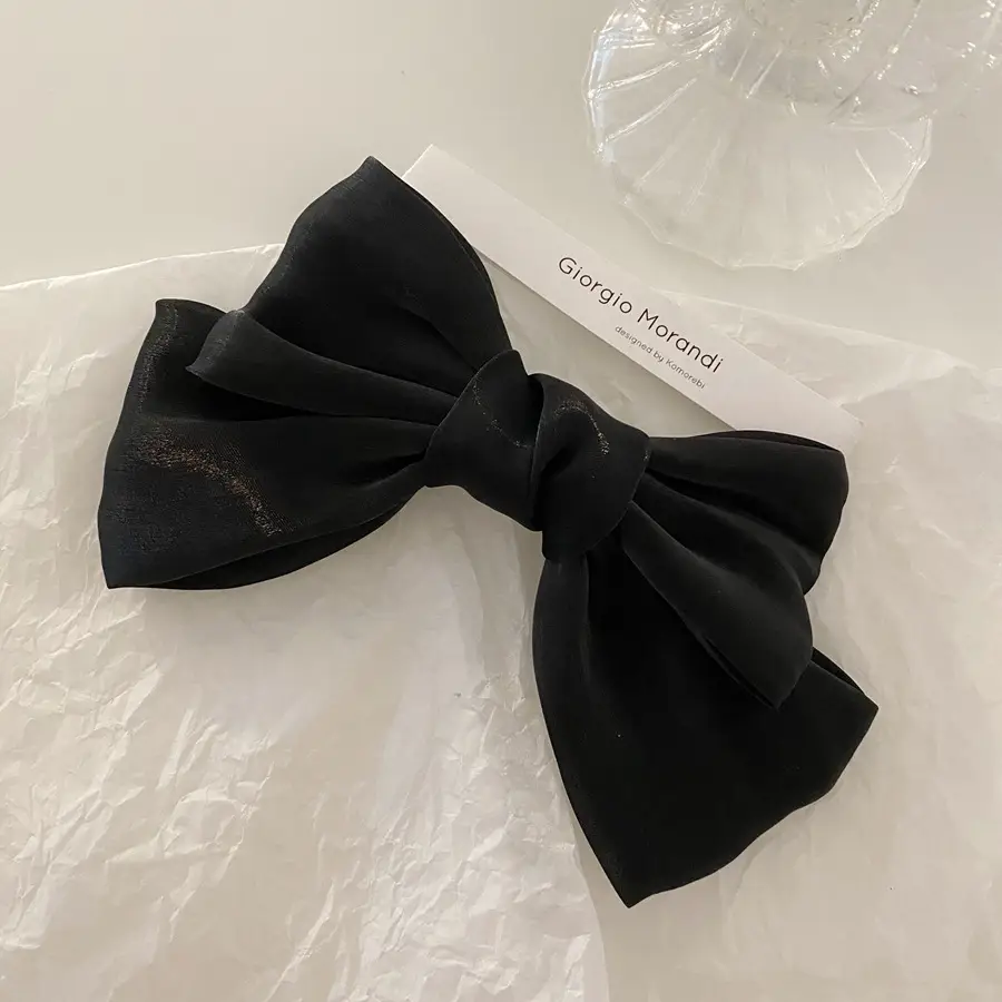 Korean Style Bow Hairpin with French Retro Design - Image 10