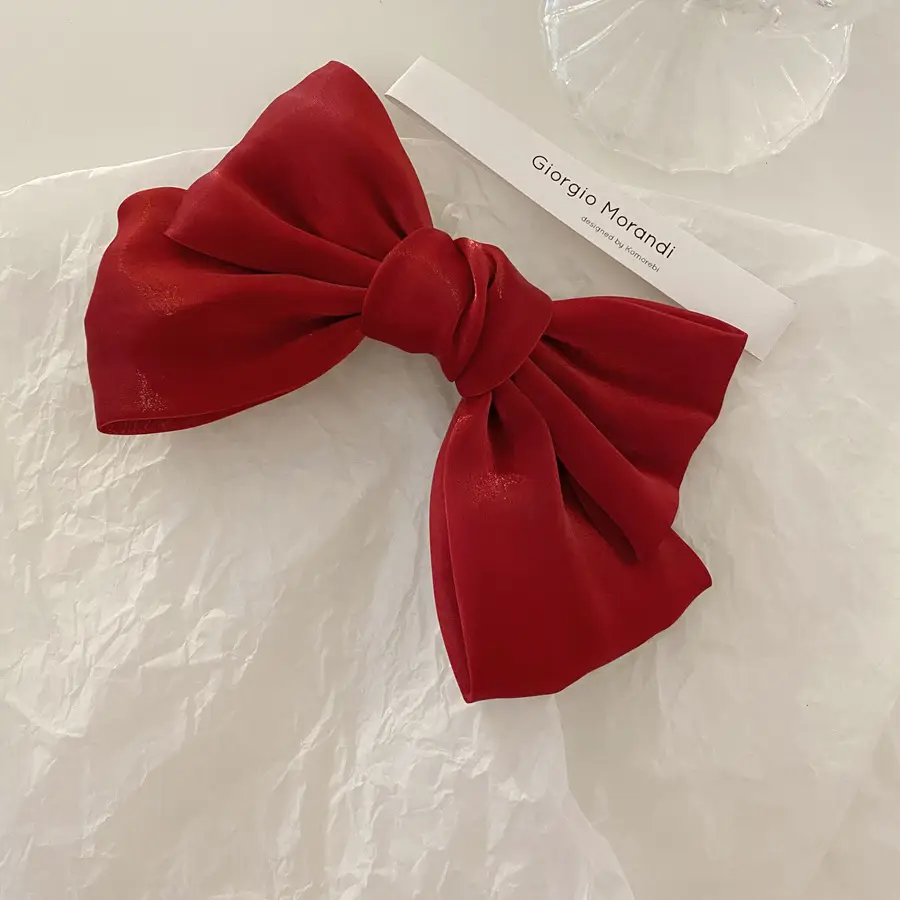 Korean Style Bow Hairpin with French Retro Design - Image 11