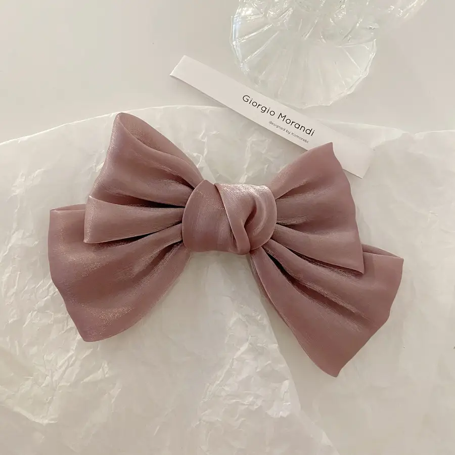 Korean Style Bow Hairpin with French Retro Design - Image 13