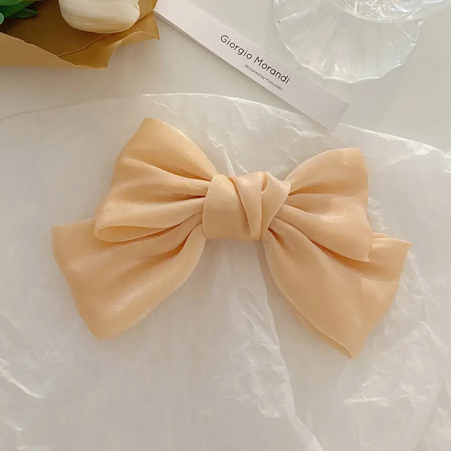 Korean Style Bow Hairpin with French Retro Design - Image 15