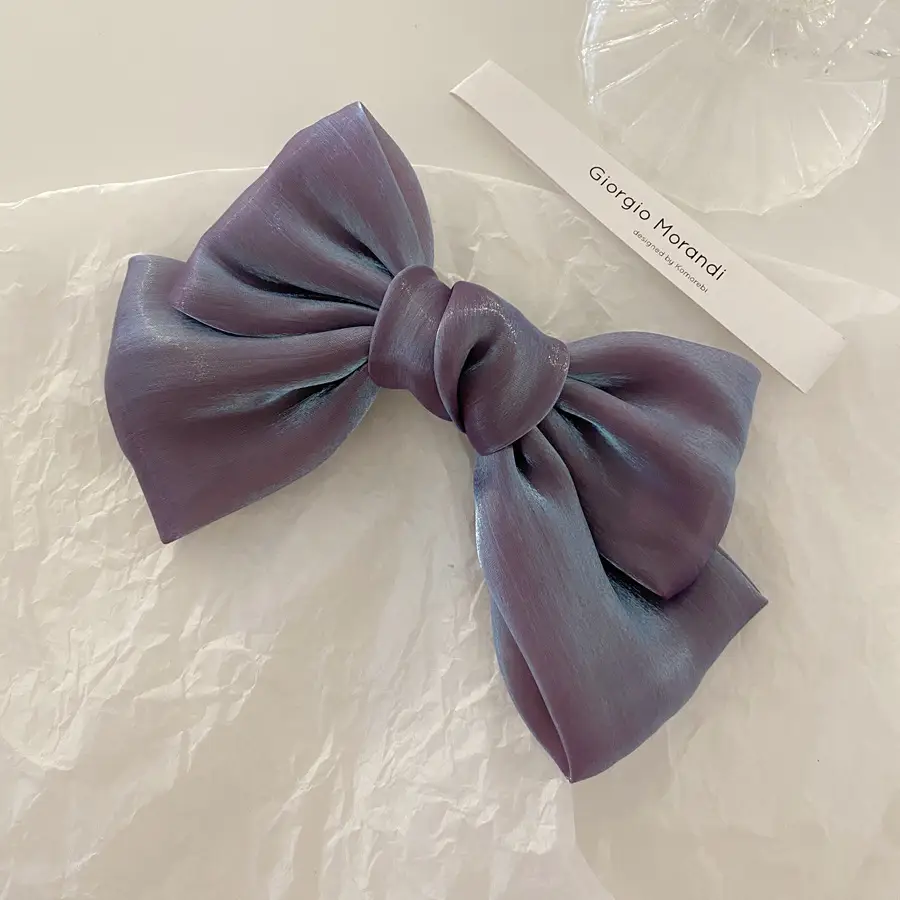 Korean Style Bow Hairpin with French Retro Design - Image 16