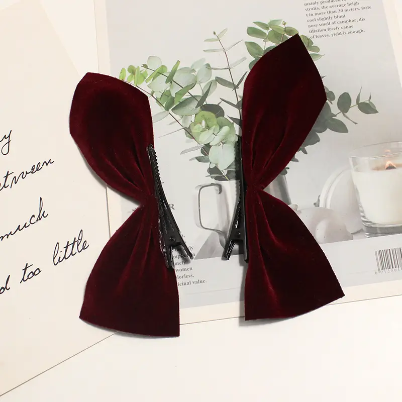 Korean Style Bow Hairpin with French Retro Design - Image 2