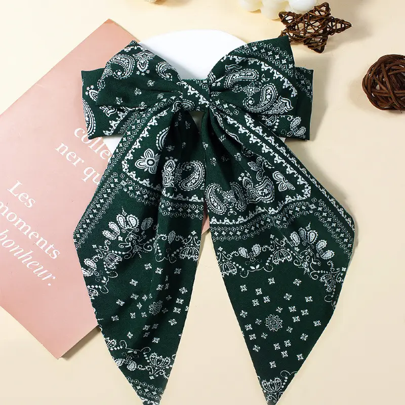 Korean Style Bow Hairpin with French Retro Design - Image 37