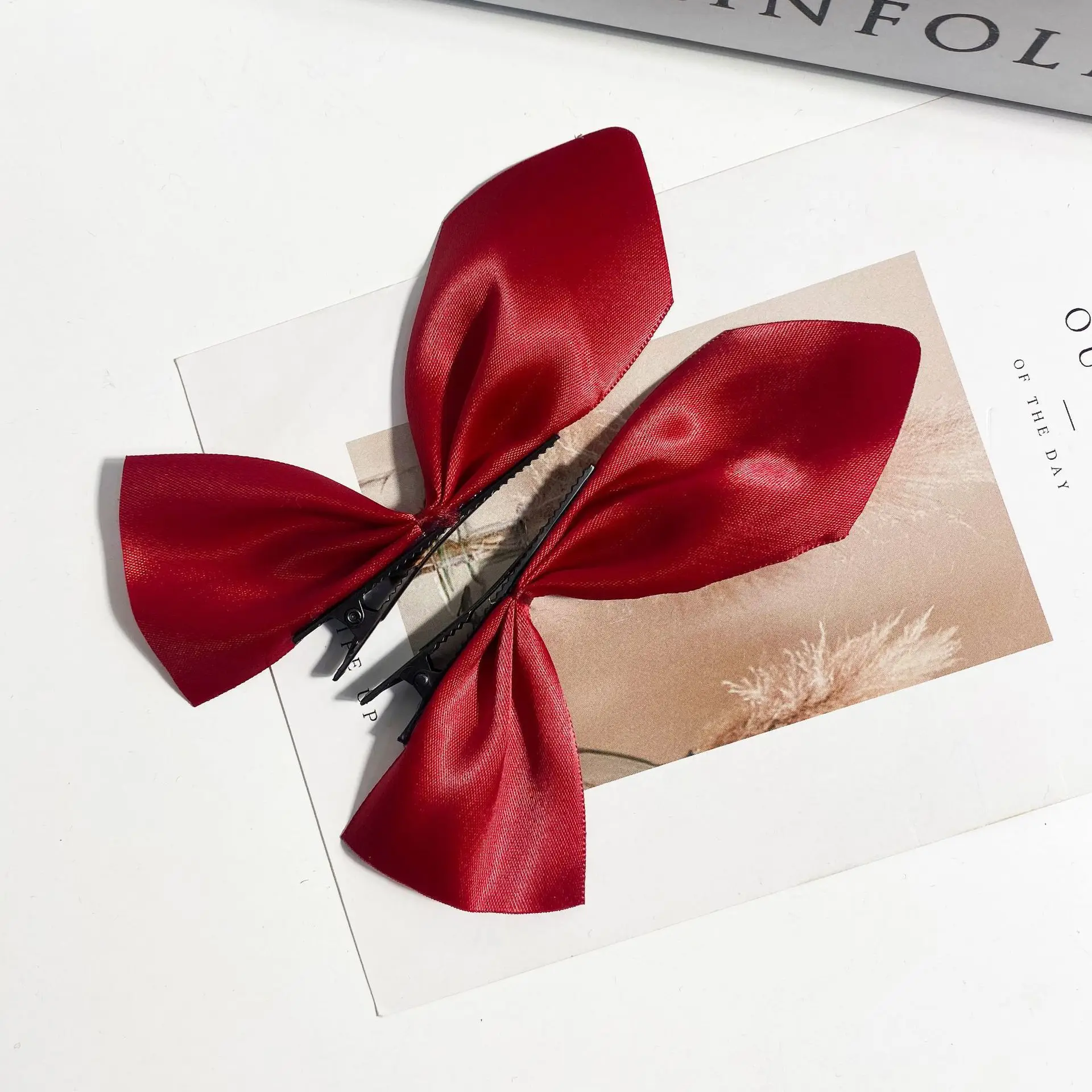 Korean Style Bow Hairpin with French Retro Design - Image 6