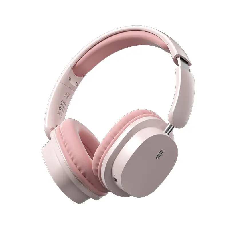 Pink Noise-Red Bluetooth Headset with 3.5mm Cable — feature 35