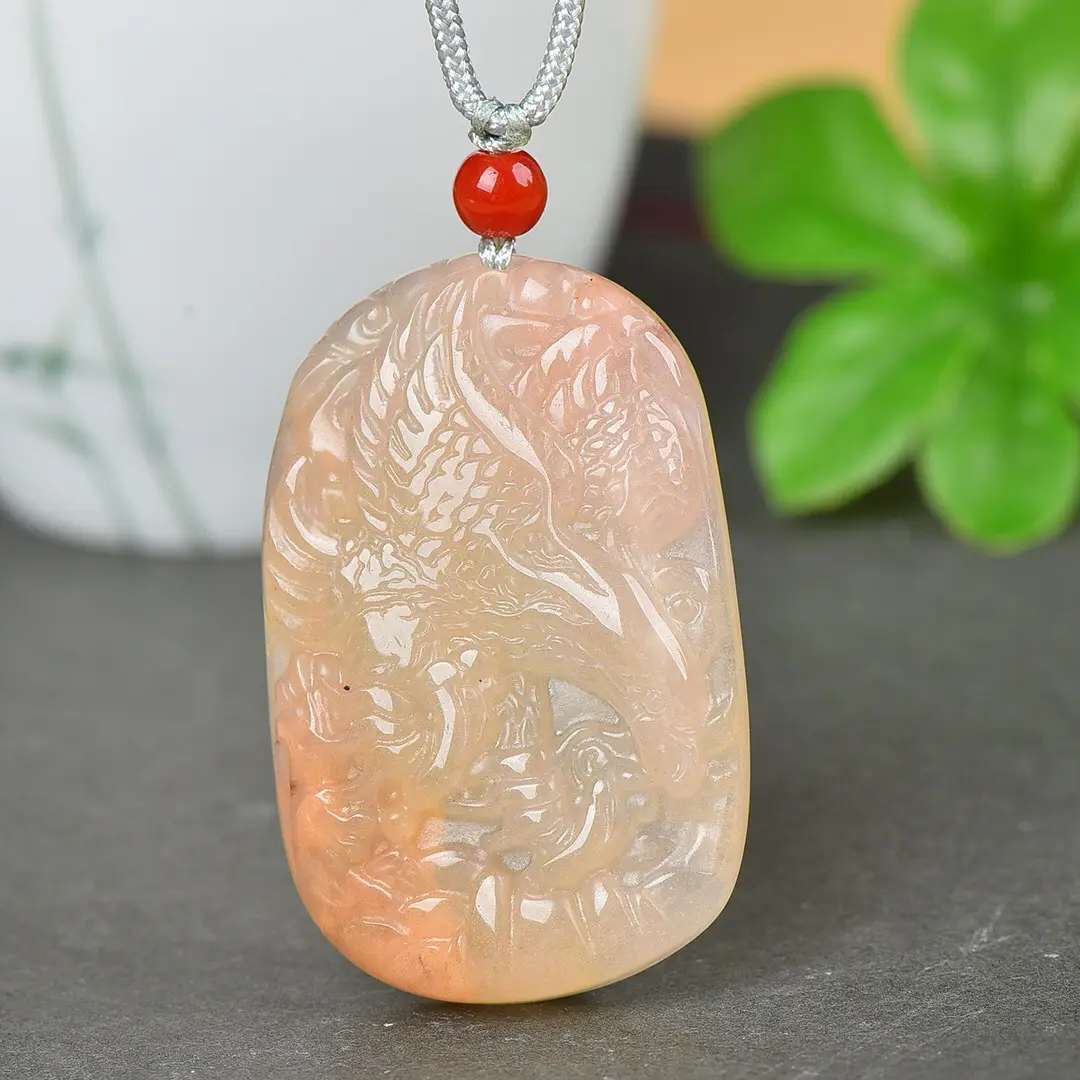 Golden Jade Pendant "Great Exhibition" for Women - Image 2