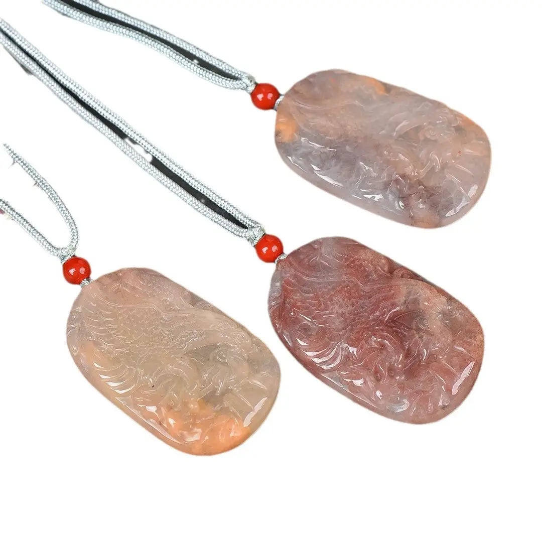 Golden Jade Pendant "Great Exhibition" for Women - Image 5
