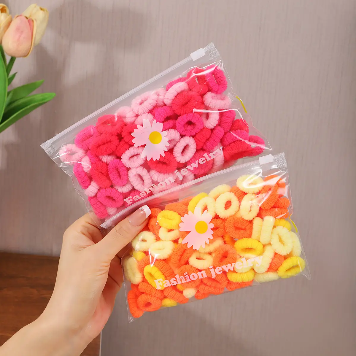 Baby Flower Hair Bands for Girls High Elastic Non-Toxic - Image 9