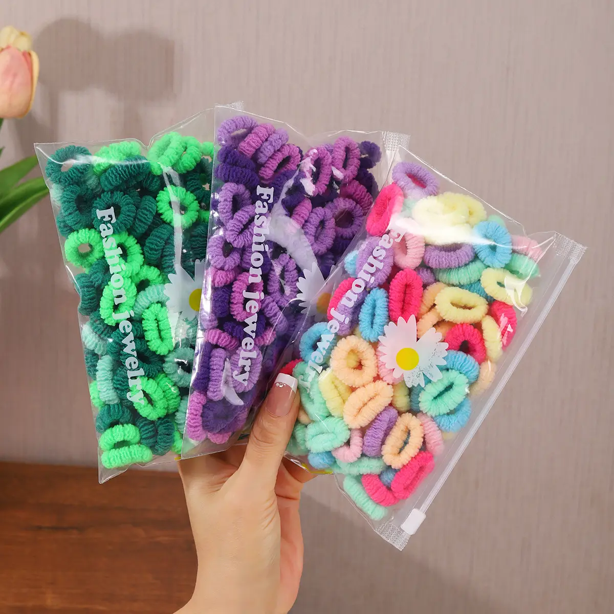 Baby Flower Hair Bands for Girls High Elastic Non-Toxic — feature 35