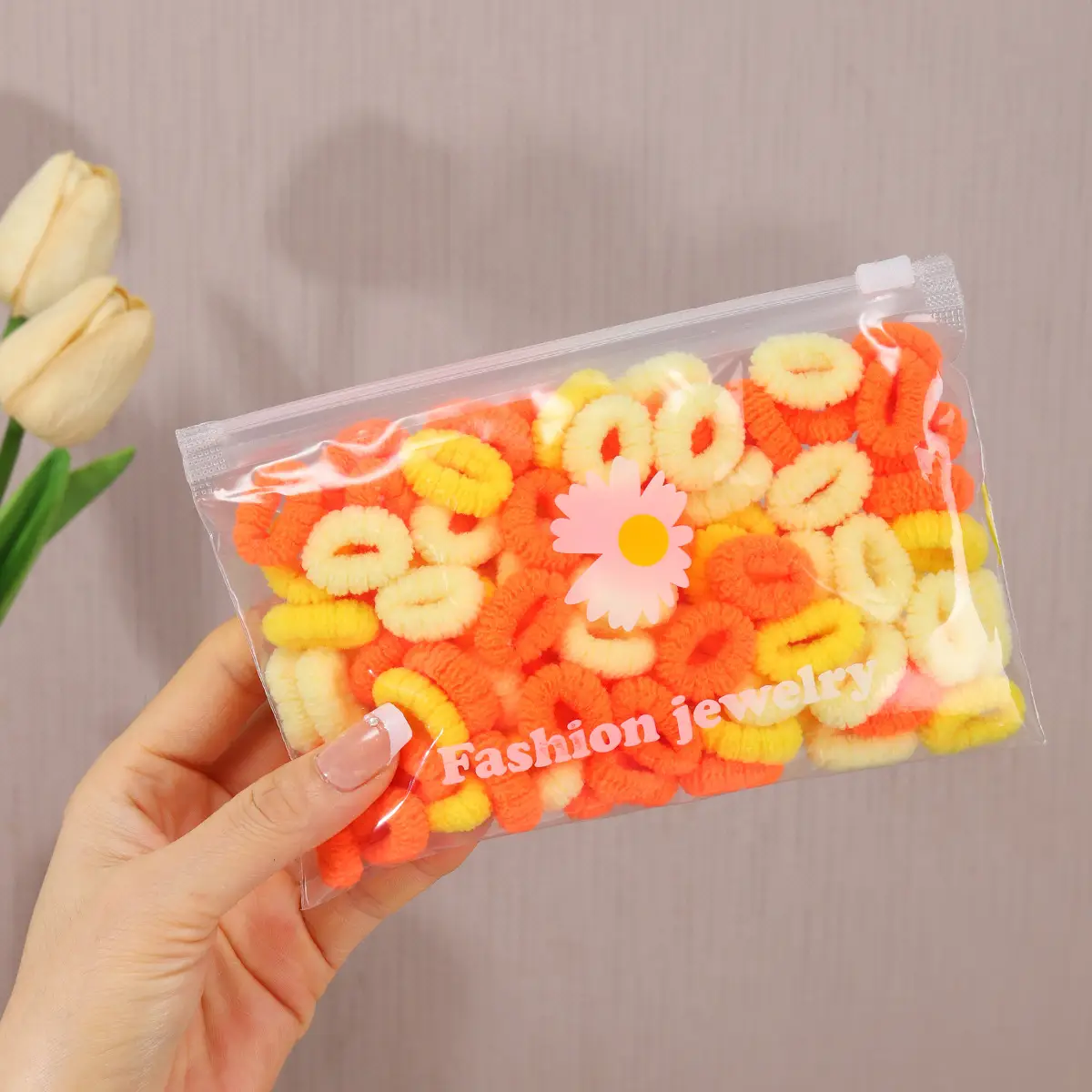 Baby Flower Hair Bands for Girls High Elastic Non-Toxic — feature 37