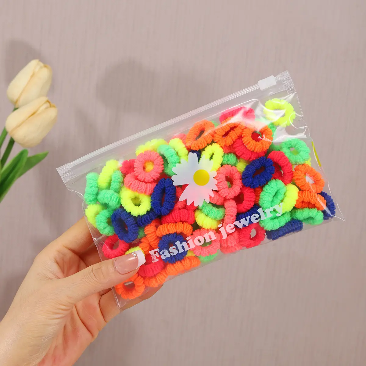 Baby Flower Hair Bands for Girls High Elastic Non-Toxic — feature 38