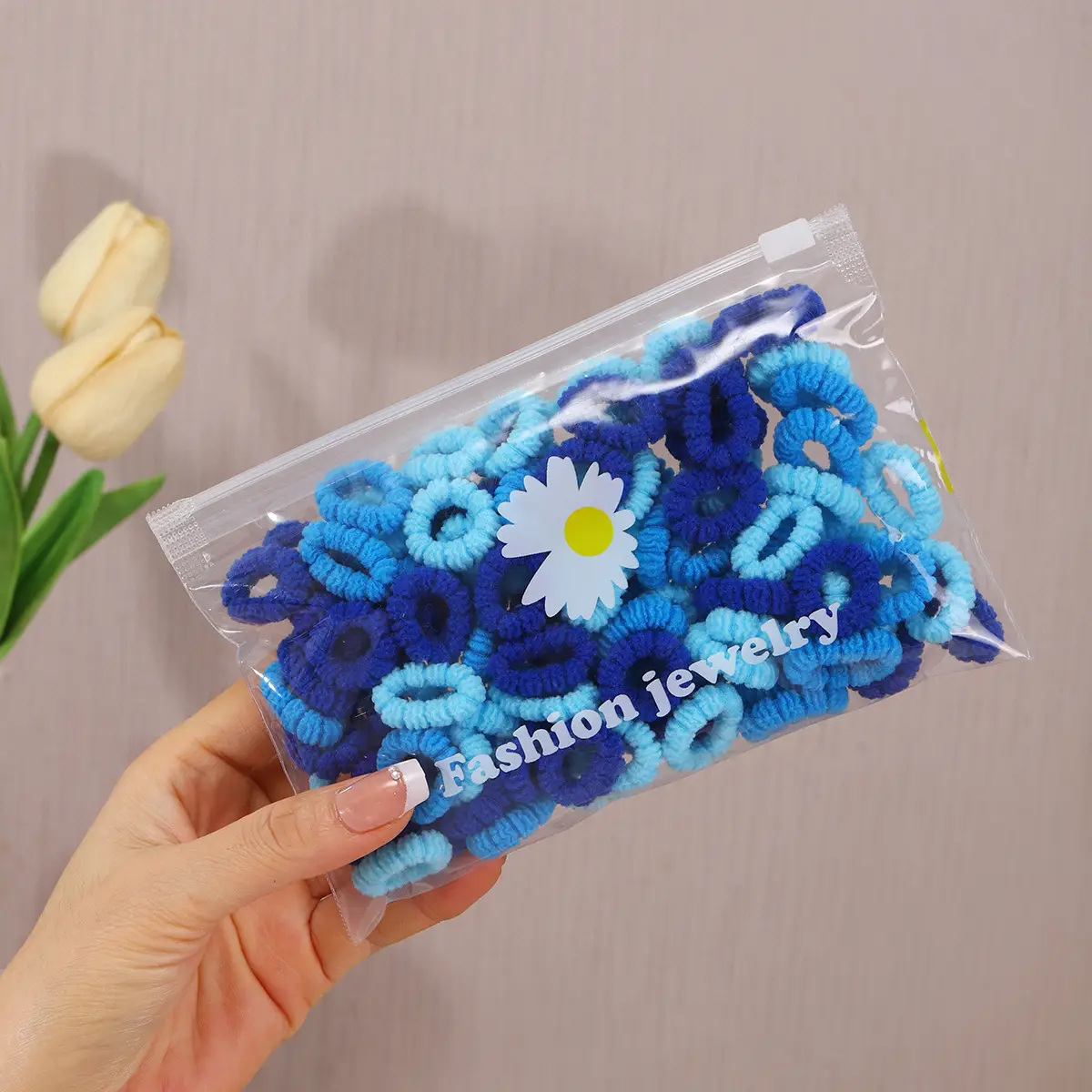 Baby Flower Hair Bands for Girls High Elastic Non-Toxic — feature 40
