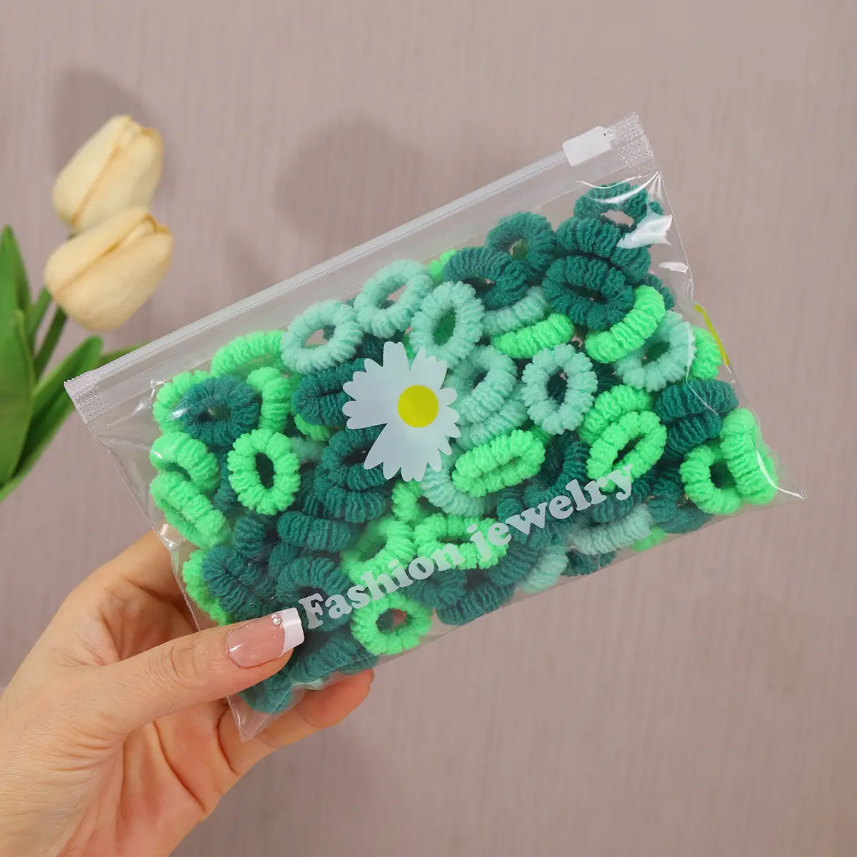 Baby Flower Hair Bands for Girls High Elastic Non-Toxic — feature 42