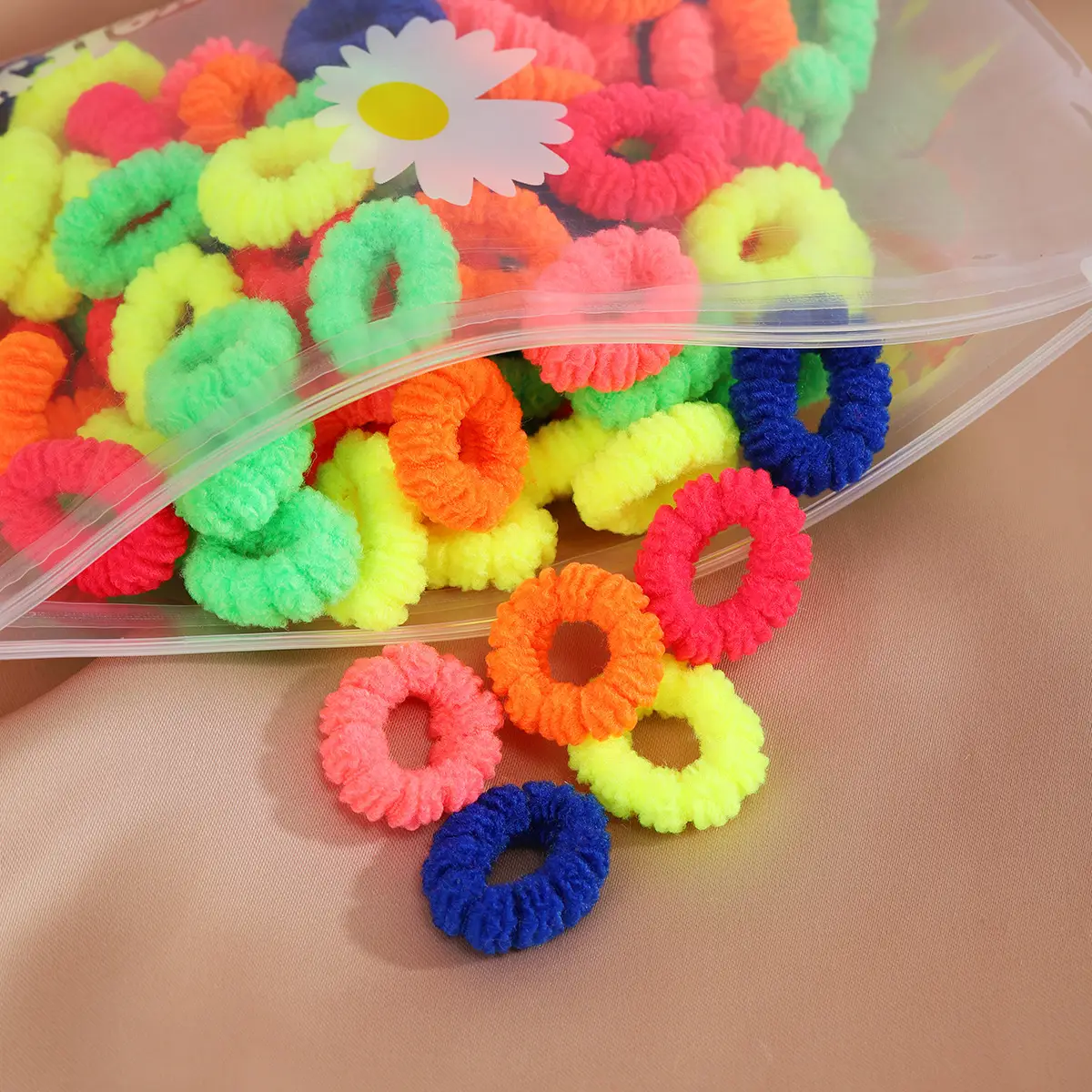 Baby Flower Hair Bands for Girls High Elastic Non-Toxic - Image 2