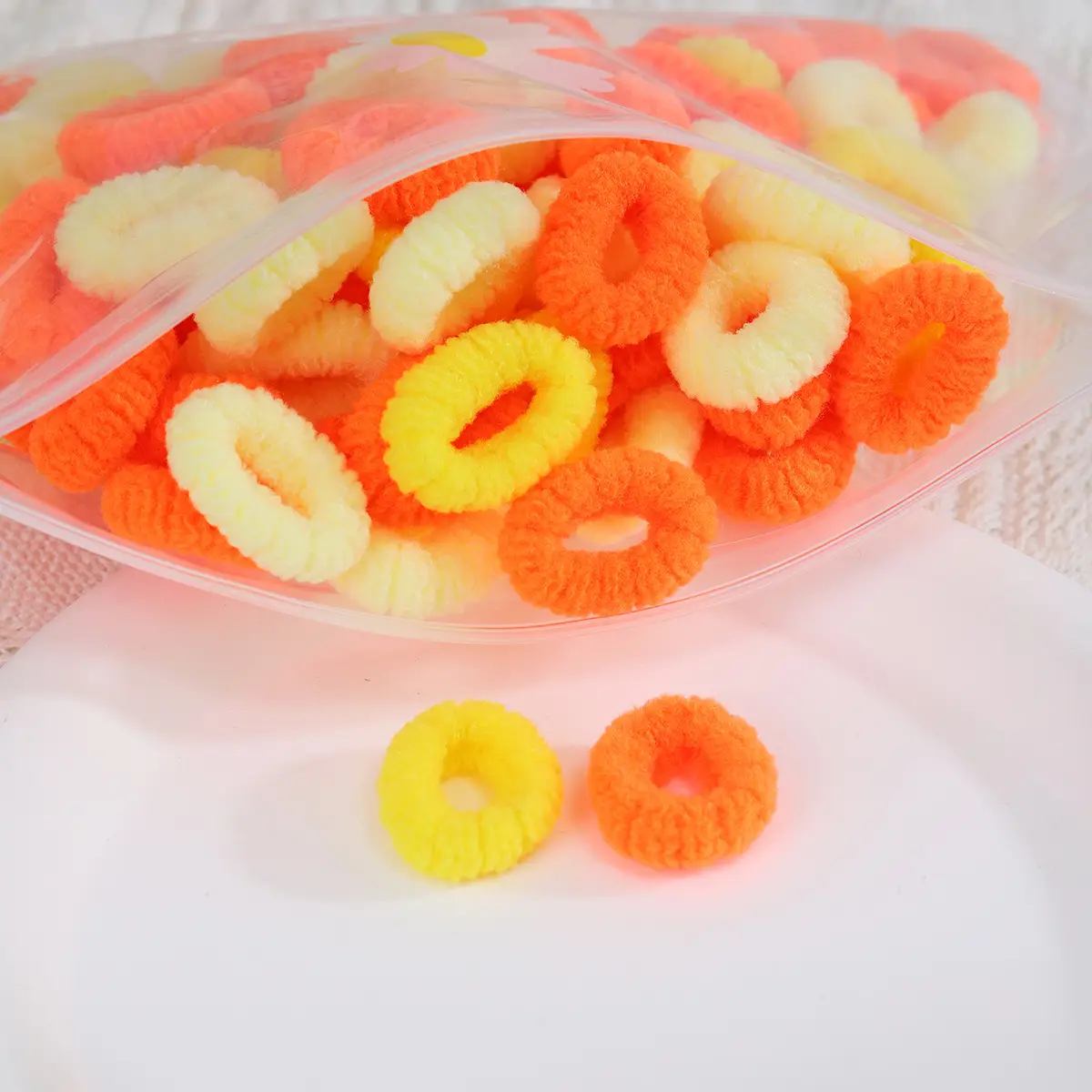 Baby Flower Hair Bands for Girls High Elastic Non-Toxic - Image 3