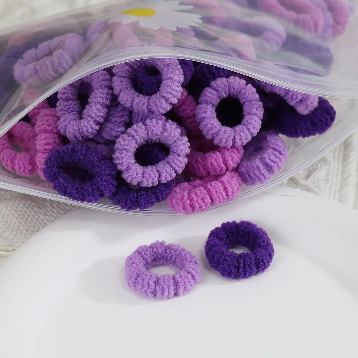 Baby Flower Hair Bands for Girls High Elastic Non-Toxic - Image 6