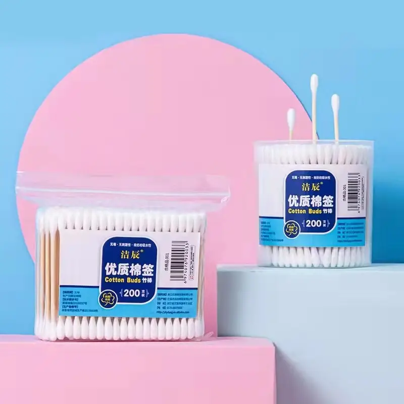 100pcs Double-Headed Bamboo Cotton Swabs - Image 6