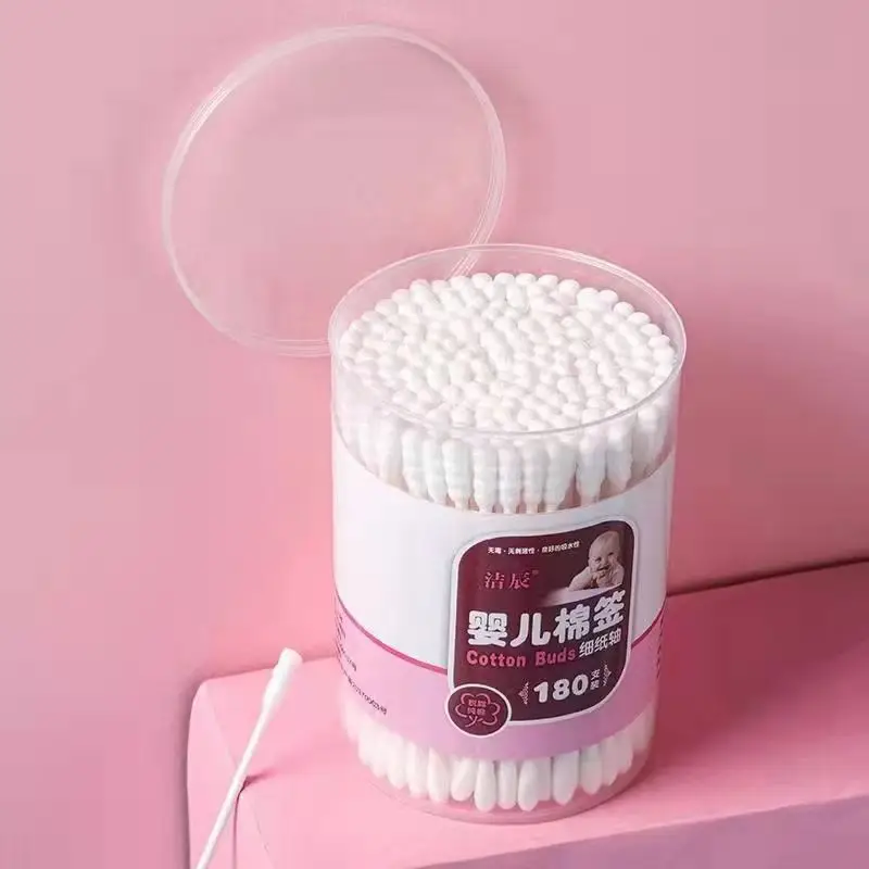 100pcs Double-Headed Bamboo Cotton Swabs - Image 4